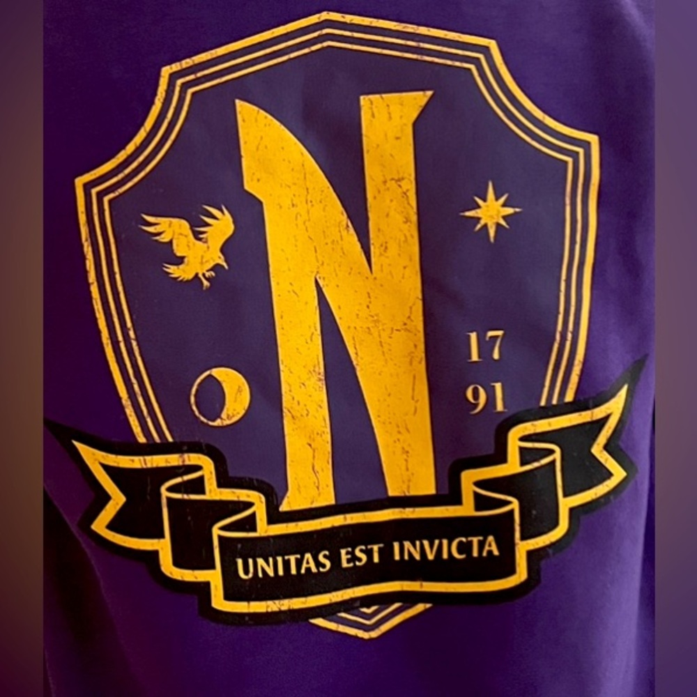 NWT MGM WEDNESDAY ADDAMS NEVERMORE ACADEMY HOODIE